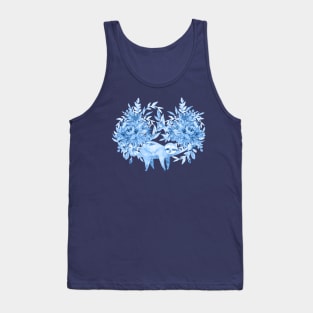 Sleepy Blue Sloth Tank Top